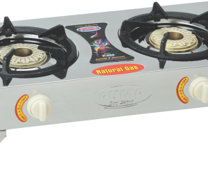 Puma Full Steal Megnet Double Heavy Burner Gas Stove Avalible in Sui Gas & Cylinder Gas